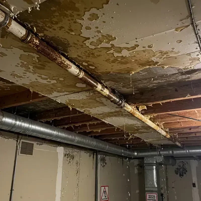 Ceiling Water Damage Repair in Hooks, TX